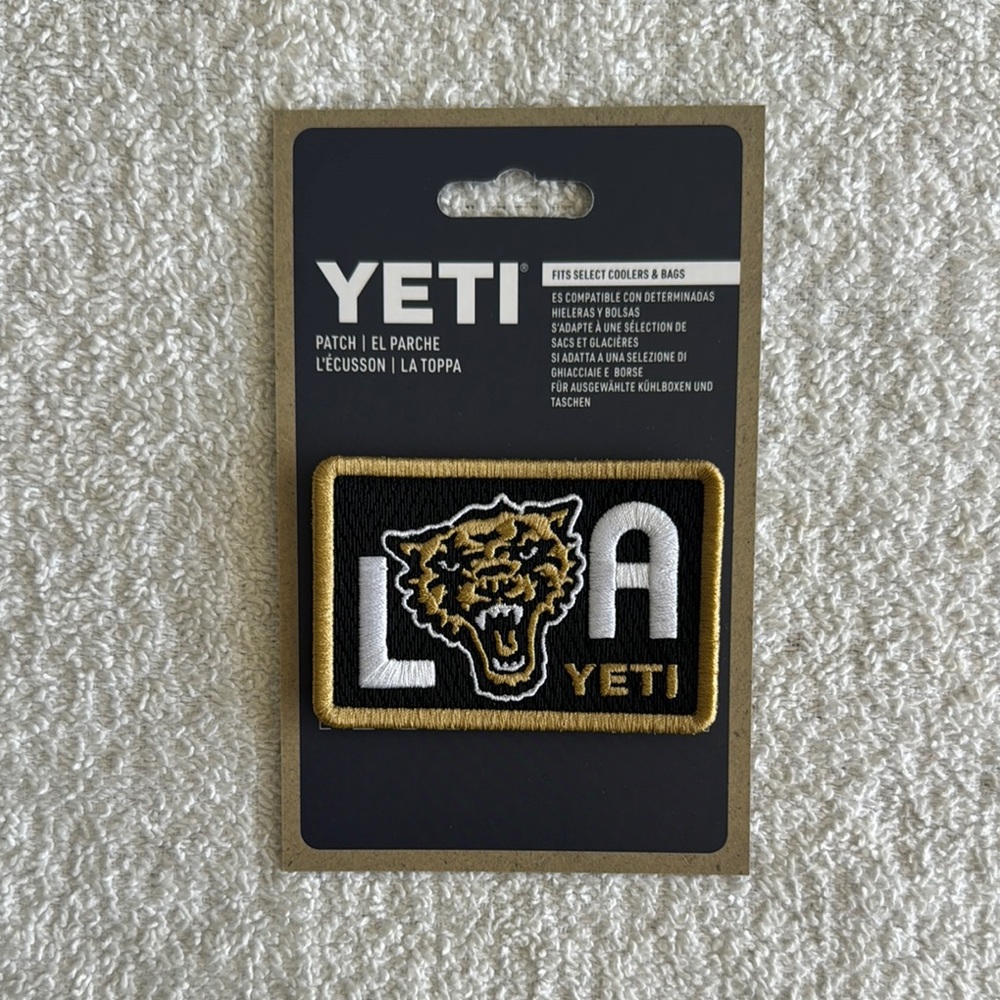 Yeti LA Big Cat Cooler and Bag Patch